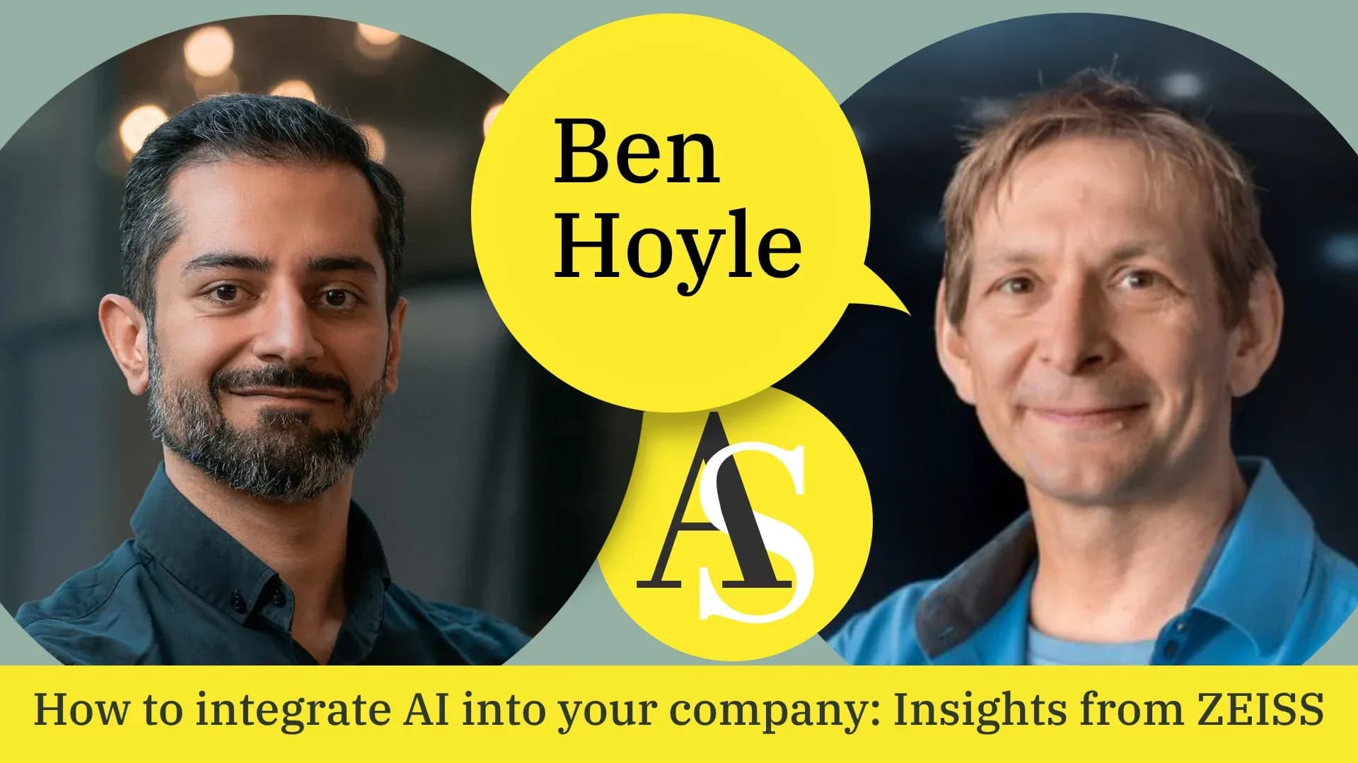 Ben Hoyle - How to integrate AI into your company: Insights from ZEISS